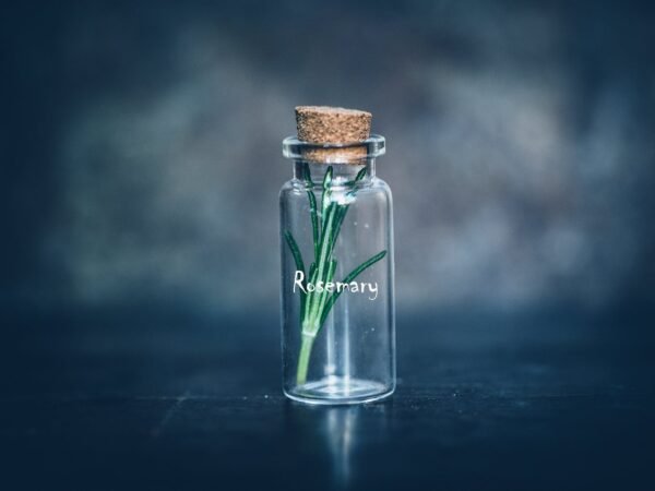 empty clear glass bottle